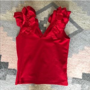 Zara red tank top